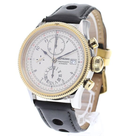 JUNKERS Chronograph Date beige Dial Automatic Men's Watch